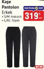 KAŞE PANTOLON ERKEK fiyat ve kampanya bilgisi